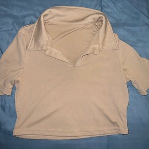 Shein Crop Top with Collar